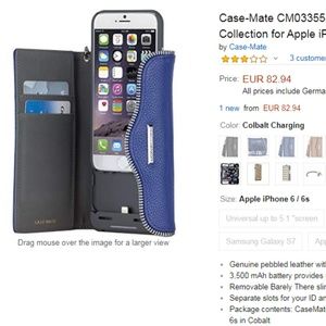 iPhone 6 charging wallet & cases